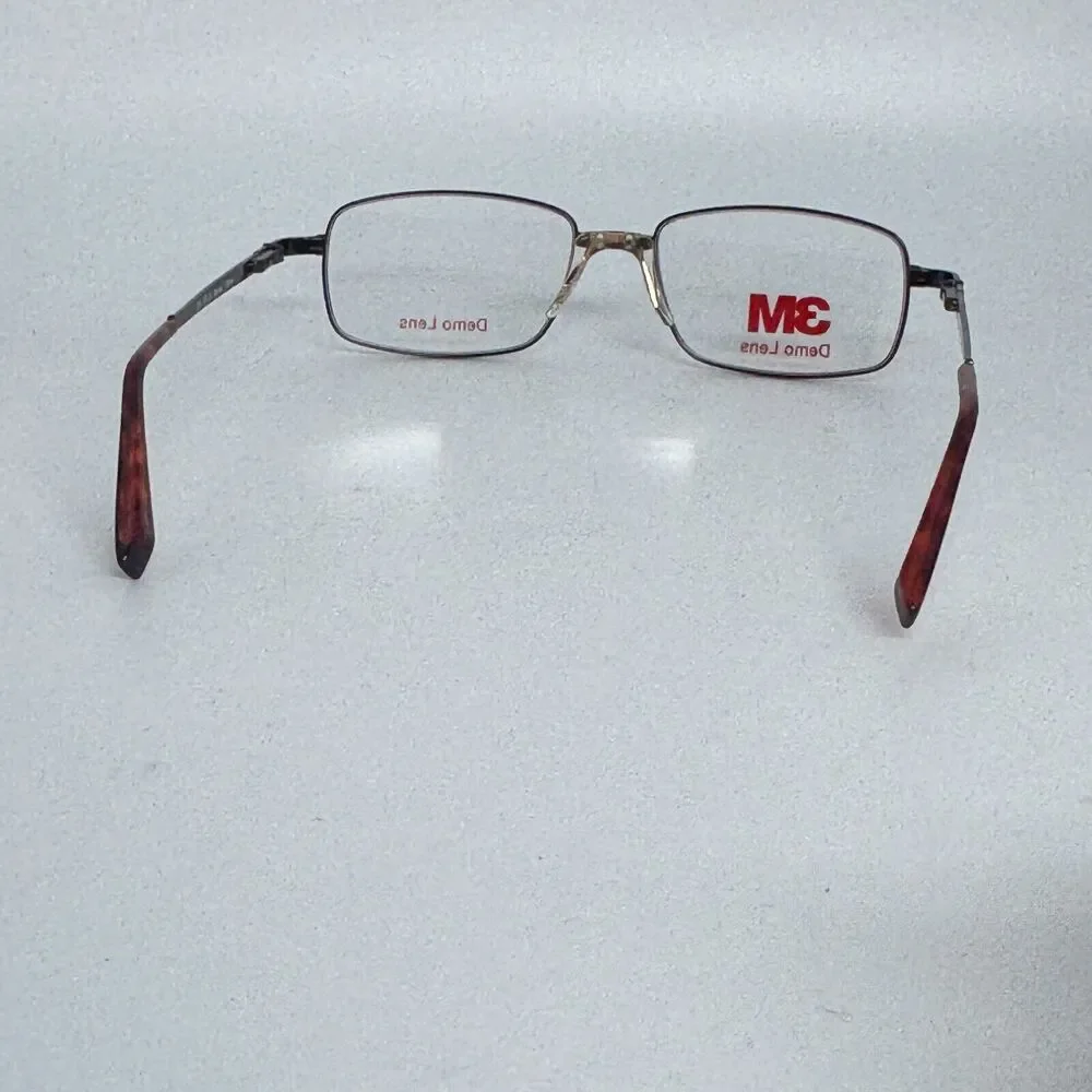 3M Classic 1 BROWN 50-15-130 Brown Metal Full‎ Rim Eyeglasses Frame H15673